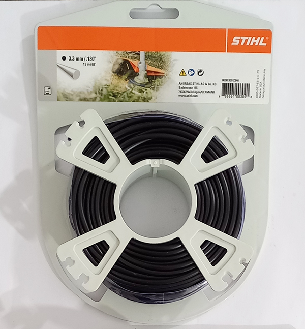 Hilo corte para motoguadaña Stihl redondo Ø 3,3 mm x 19,0 m negro