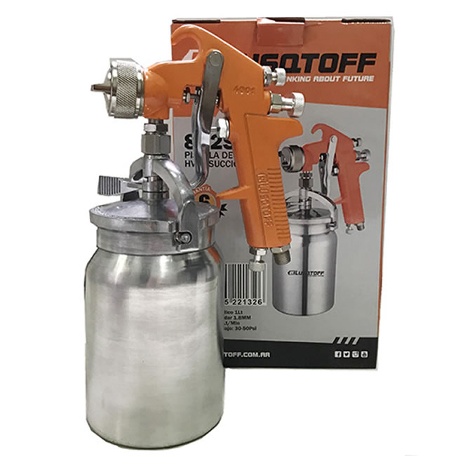 Pistola de Pintar HVLP Succión