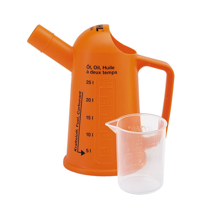 Jarra de medición 500 ml para preparar hasta 25l Stihl